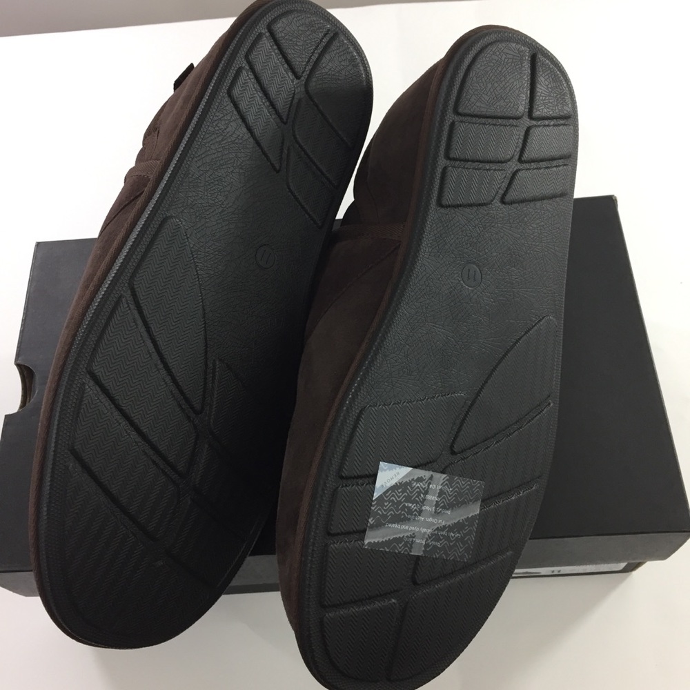 Ugg Mens Chocolate Brown Comfort Slipper Shoes - Picture 6 of 7